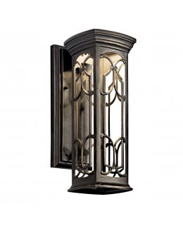 Kichler 49226OZLED Franceasi LED Outdoor Wall Sconce